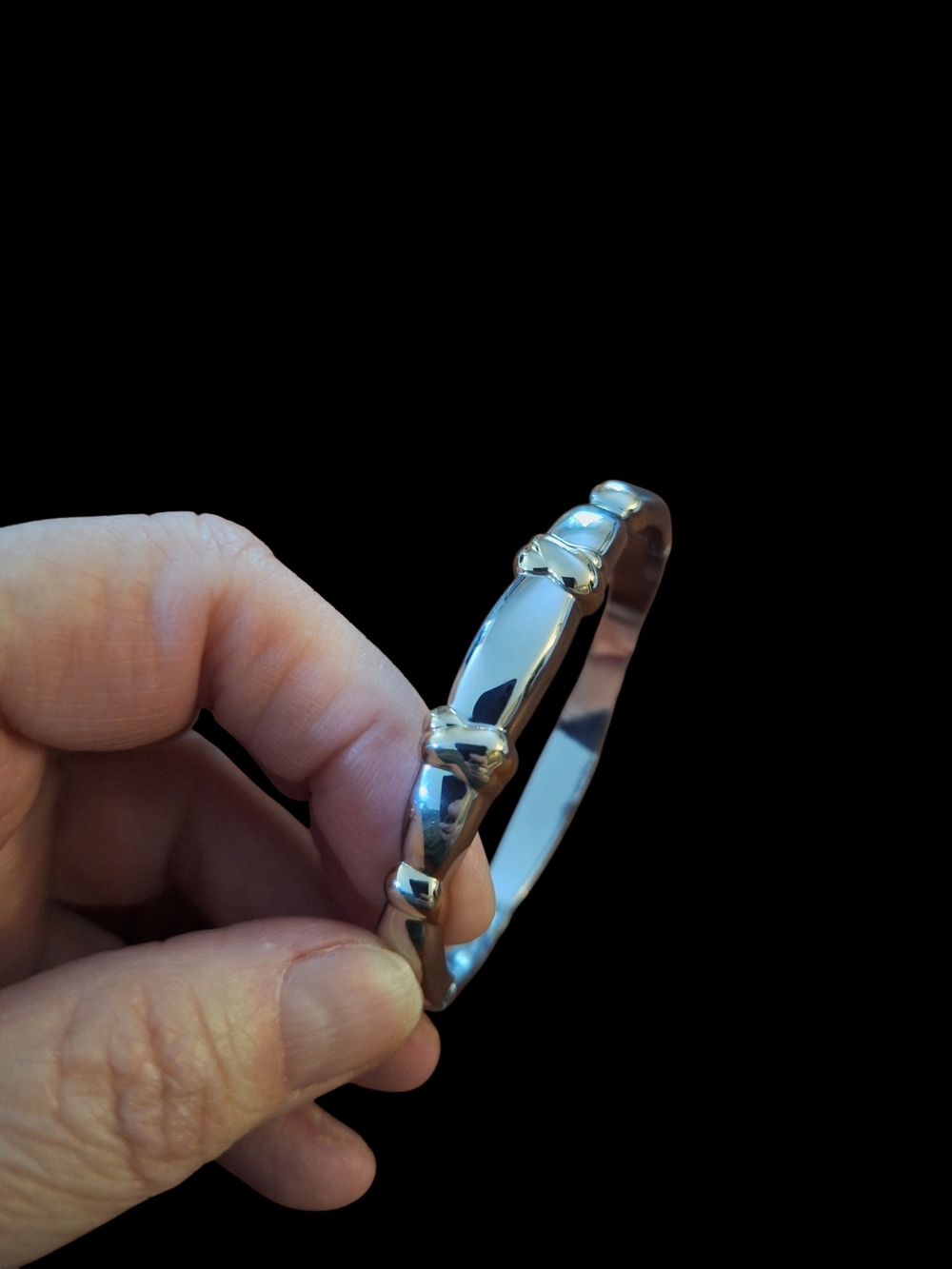 Silver & Gold Cuff Bracelet Like New